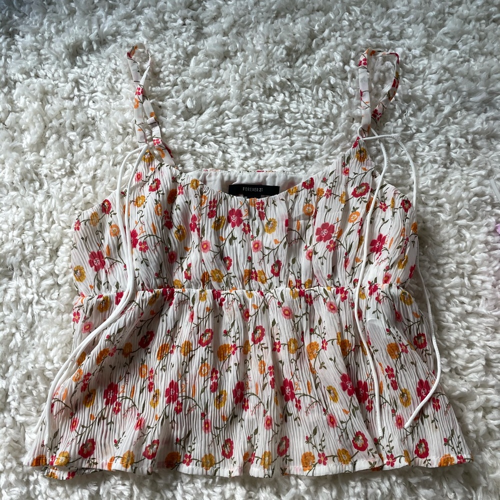 floral crop top!